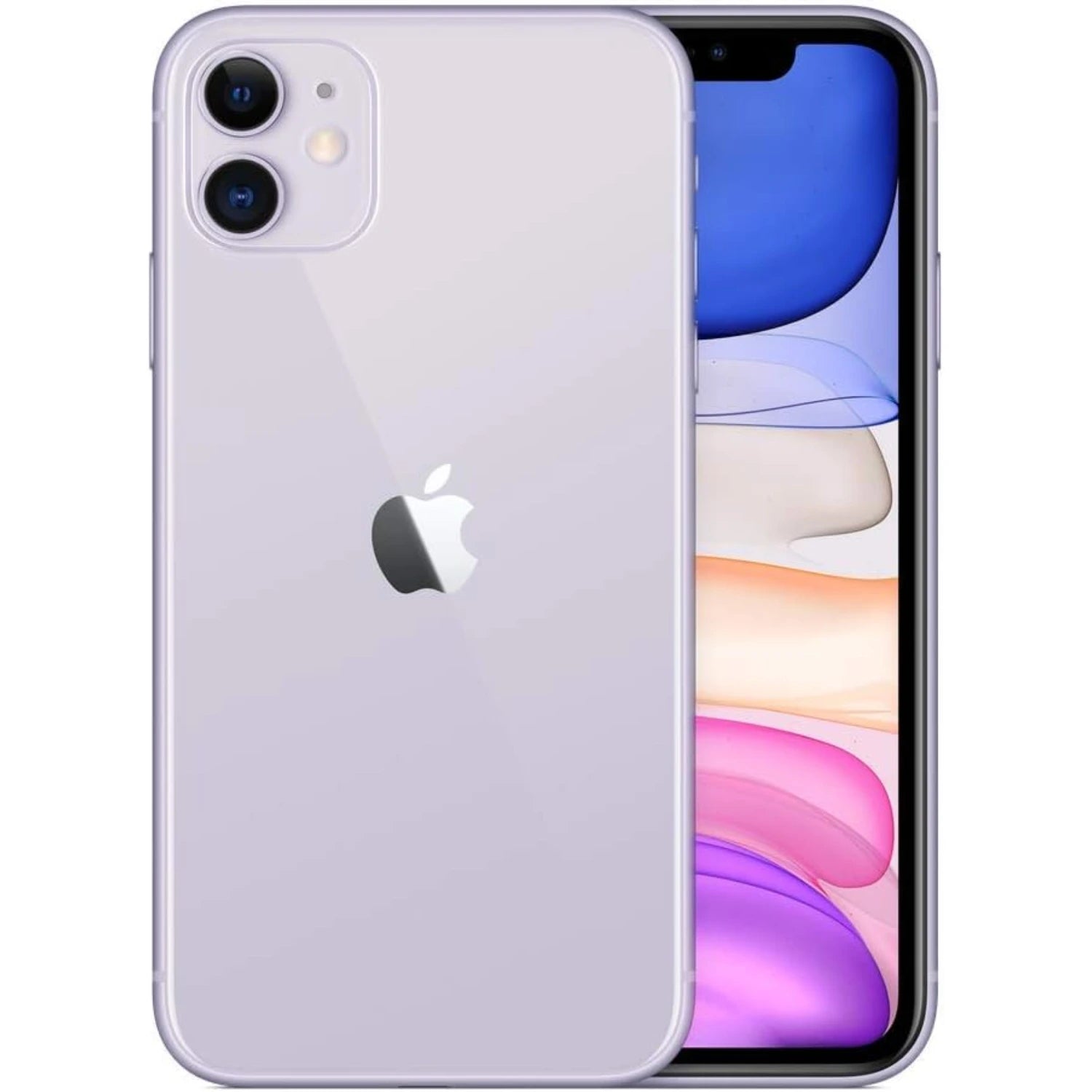 iPhone 11 Reacondicionado morado vista trasera con camara 